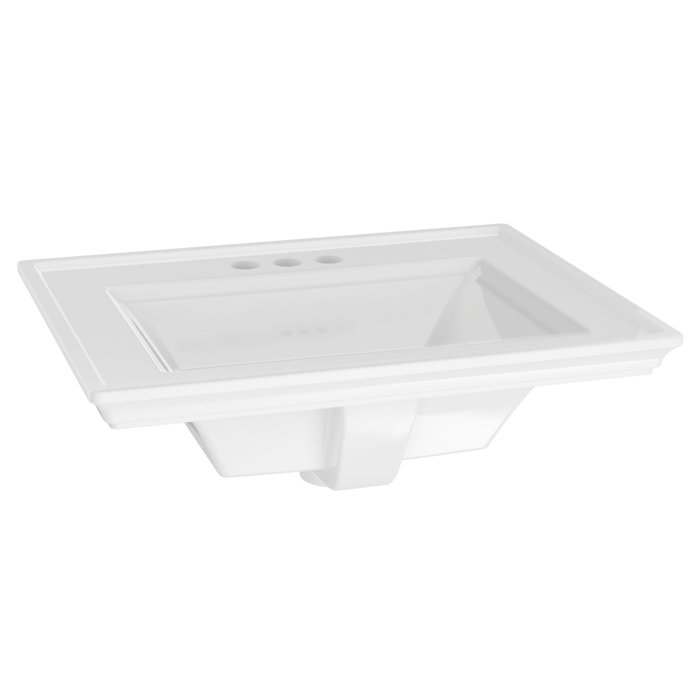 American Standard Town 19.06'' White Ceramic Rectangular DropIn